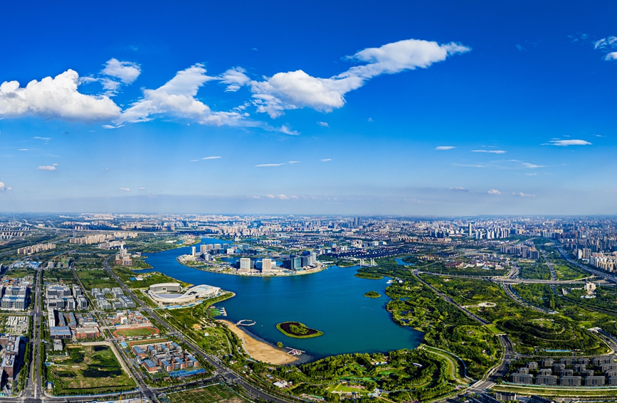 中原科技城鳥瞰圖。李哲卓攝