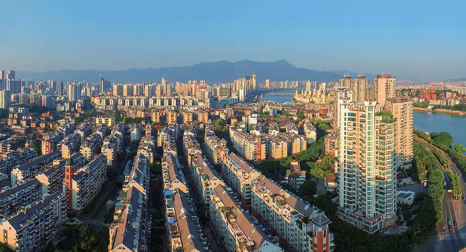 2018年，福州市臺江區(qū)蒼霞新城，高樓拔地而起，舊貌換新顏。